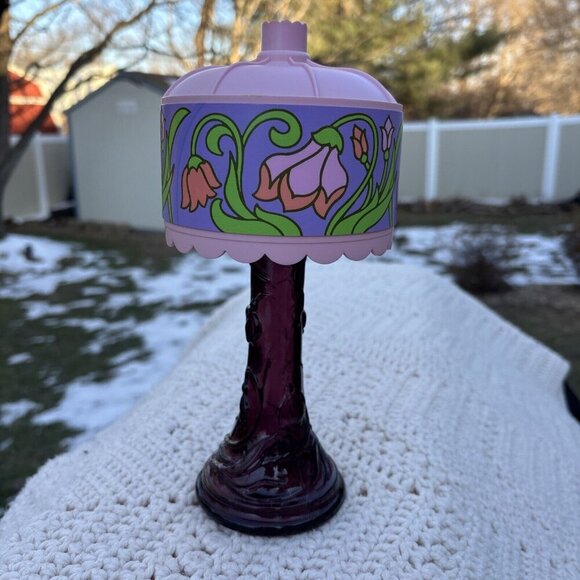 Avon Other - Vintage Avon "Tiffany Lamp" Moonwind Cologne Bottle Decanter EUC